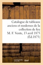 Catalogue de Tableaux Anciens Et Modernes de la Collection de Feu M. F.