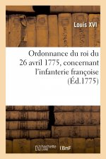 Ordonnance Du Roi Du 26 Avril 1775, Concernant l'Infanterie Francoise
