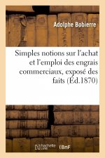 Simples Notions Sur l'Achat Et l'Emploi Des Engrais Commerciaux, Expose Des Faits