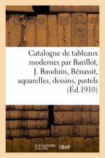 Catalogue de Tableaux Modernes Par Barillot, J. Bauduin, Benassit, Aquarelles, Dessins