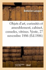 Objets d'Art, Curiosites Et Ameublement, Cabinet Louis XIII, Consoles, Vitrines, Sieges