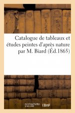 Catalogue de Tableaux Et Etudes Peintes d'Apres Nature Par M. Biard