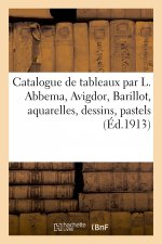 Catalogue de Tableaux Modernes Par L. Abbema, Avigdor, Barillot, Aquarelles, Dessins