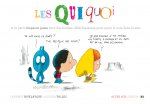 Les Quiquoi et le petit chaperon jaune avec des bandes réfléchissantes pour qu'on la voie dans la nu