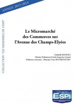Le micromarché des commerces sur l’avenue des champs elysées