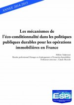 Les mécanismes de l’éco conditionnalité dans les politiques publiques durables pour les opérations immobilières en france