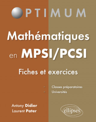 Mathématiques en MPSI/PCSI (fiches et exercices)