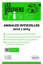 Annales officielles 2012 à 2015 revisitées facon iECN