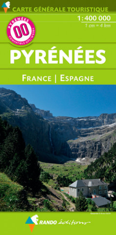 00 Pyrénées France/Espagne 1/400 000