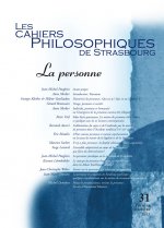CAHIERS DE STRASBOURG, N. 31 LA PERSONNE