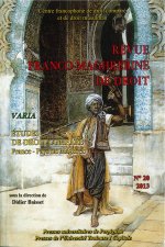 REVUE FRANCO MAGHREBINE DE DROIT 20