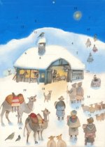 calendrier de l avent nativite sous la neige gantschev