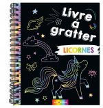 Mini livre à gratter Licornes - NED