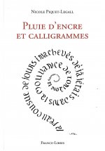 Pluie d'encre et calligrammes