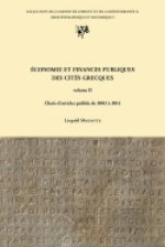 Économie et finances publiques des cités grecques