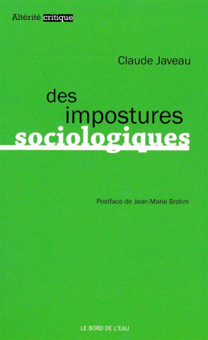 Des Impostures Sociologiques