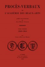 Procès-verbaux de l'Académie des beaux-arts