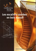 les escaliers courbes en bois massif