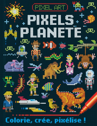 Pixels planete (coll. pixels art)