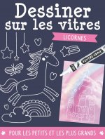 Dessiner sur les vitres - licornes