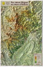 PNR DES MONTS D'ARDECHE  21 CM X 31 CM