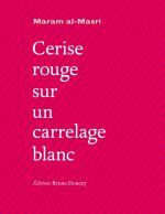 CERISE ROUGE SUR UN CARRELAGE BLANC