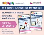 104 cartes augmentées Montessori 