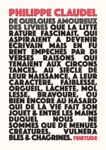 DE QUELQUES AMOUREUX DES LIVRES