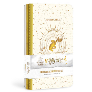 Harry Potter constellations : pack de 3 cahiers Poufsouffle