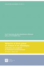 MEMOIRE ET DROIT PENAL EN FRANCE ET EN ALLEMAGNE