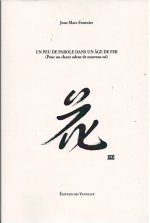 UN PEU DE PAROLE DANS UN AGE DE FER
