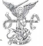 Autocollant Saint Michel Archange