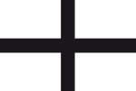 Autocollant kroaz du croix noire