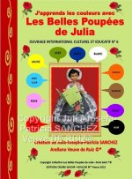Livre N°6 J'Apprends les couleurs avec Les Belles Poupées de Julia