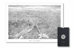 Carte - Paris à vol d'oiseau