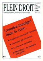 L’emploi immigré dans la crise