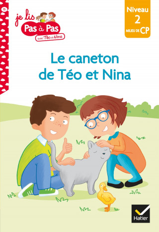 Téo et Nina CP Niveau 2 - Le caneton de Téo et Nina (Isabelle Chavigny,Marie-Hélène Van Tilbeurgh)(Miękka)