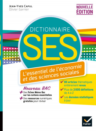 Dico SES - Dictionnaire d'économie et de sciences sociales - Ed. 2020