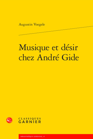 Musique et désir chez André Gide