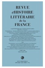 Revue d'Histoire littéraire de la France