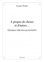à propos de choses et d'autres...