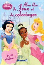 DISNEY PRINCESSES MON BLOC JEU