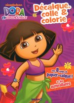 DECALQUE COLLE ET COLORIE DORA