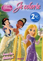DISNEY PRINCESSES JE COLORIE AVEC DES STICKERS !
