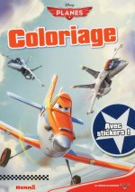 PLANES - COLORIAGE AVEC STICKERS