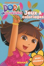 Dora l'exploratrice bloc de jeux & coloriages avec stickers