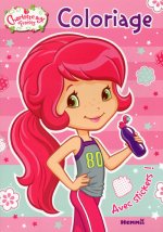 CHARLOTTE AUX FRAISES COLORIAGE AVEC STICKERS (SPORTIVE)