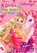 Barbie et la porte secrète coloriage avec stickers!