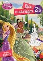 Disney Princesses Bloc de coloriages avec stickers