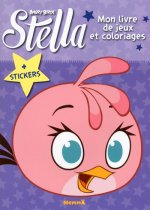 Angry Birds Stella Mon livre de jeux et coloriages + stickers